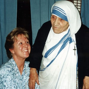 Lori Salierno meets Mother Teresa